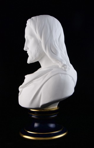 Manufacture Nationale de Sèvres - Bust of Christ in porcelain, c. 1874 - 