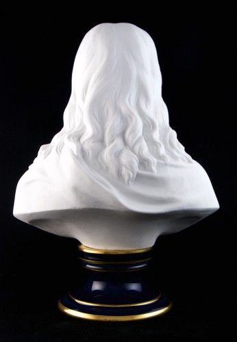 19th century - Manufacture Nationale de Sèvres - Bust of Christ in porcelain, c. 1874
