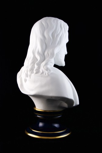Manufacture Nationale de Sèvres - Buste du Christ en biscuit de porcelaine, vers 1874 - Napoléon III
