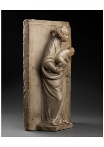 <= 16th century - Virgin and Child with a Lamb, circa 1510
