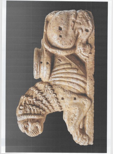 Sculpture  - Pair of stylobate lions, Sculptor of the &#039;Piacenza School&#039;  circa 1170 
