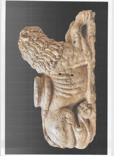 Pair of stylobate lions, Sculptor of the &#039;Piacenza School&#039;  circa 1170  - 