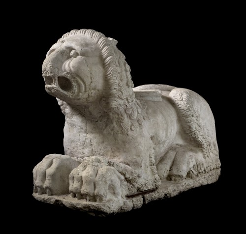 Sculpture  - Stylophore Lion circa 1290-1300