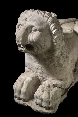 Antiquités - Stylophore Lion circa 1290-1300