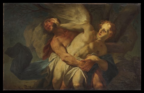 Jacob wrestling with the Angel, circa 1690