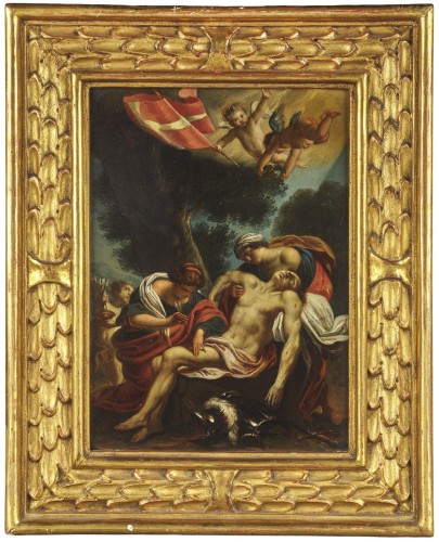 Saint Sebastian healed by Saint Irene