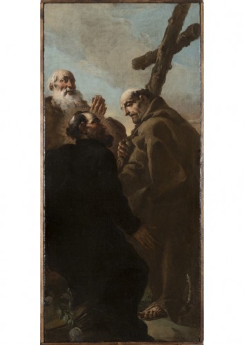 Saint Jerome &amp; Saint Fidelis of Sigmaringen - Paintings & Drawings Style Louis XV