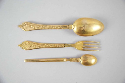 Antiquités - Hunting traveling set