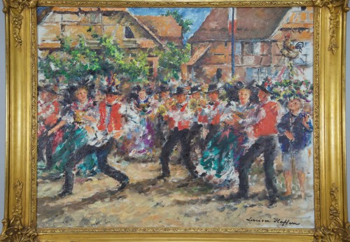 Lucien Haffen (1888-1968) - Tableaux et dessins Style Années 50-60