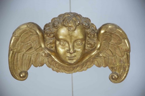 Pair of angels heads - Architectural & Garden Style Empire
