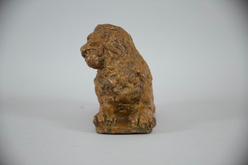XVIIIe siècle - Lion en terre-cuite, France 18e siècle