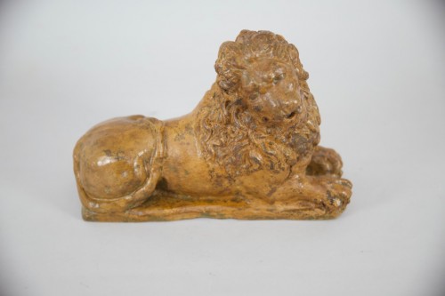  - Terra-cotta lion, France 18th century