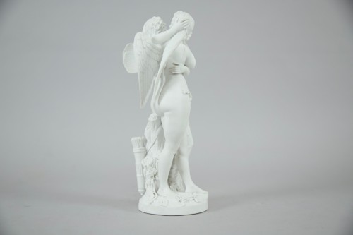 Céramiques, Porcelaines  - Amour et Psyché, manufacture royale de porcelaine de Berlin