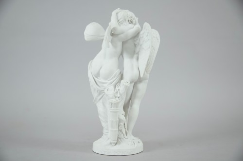 Amour et Psyché, manufacture royale de porcelaine de Berlin - Antiquités Bastian