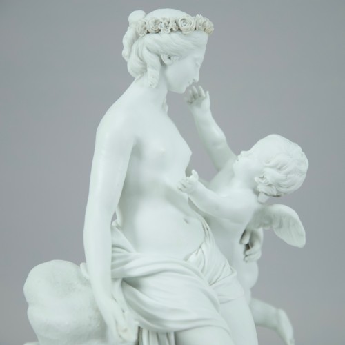 Amour caressant la Jeunesse vers 1770-1780 - Louis XVI