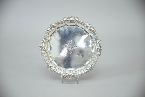 Pair of silver salver - 