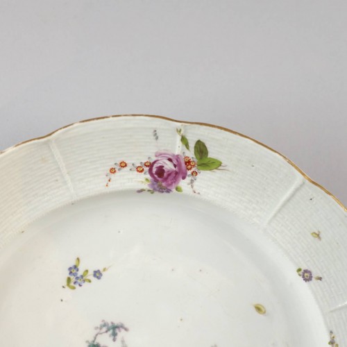 Porcelain & Faience  - Porcelain plate, Frankenthal