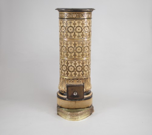 Earthenware stove by Joseph Hugelin&#039;s workshop circa 1850-1870 - Architectural & Garden Style Napoléon III