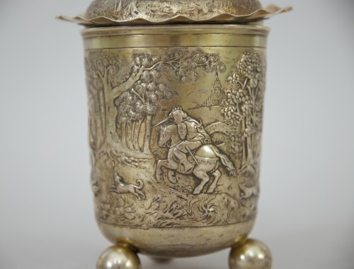 19th century - Silver beaker