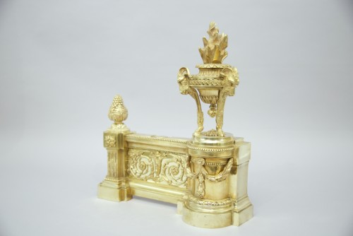 Pairs of andirons circa 1775-1780 - Louis XVI