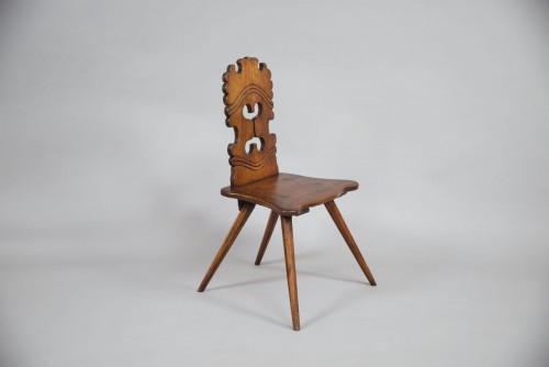 Série de quatres chaises alsaciennes - Mobilier Style 