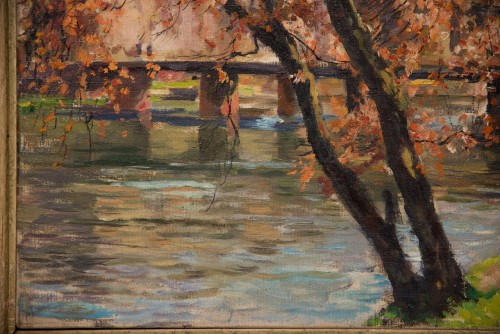 - Lucien Haffen (1888-1968) - Paysage de printemps