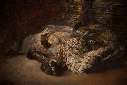 XIXe siècle - Nature morte - Lothar von Seebach (1853-1930) 