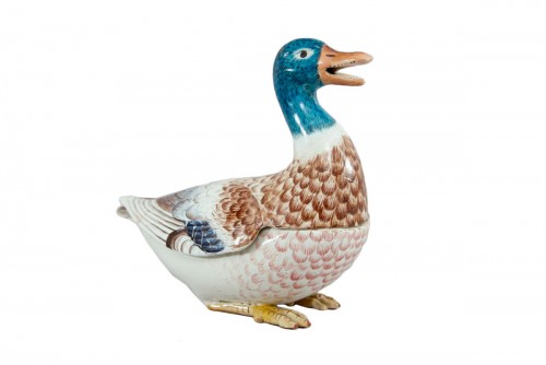 Earthenware duck circa 1750-1800