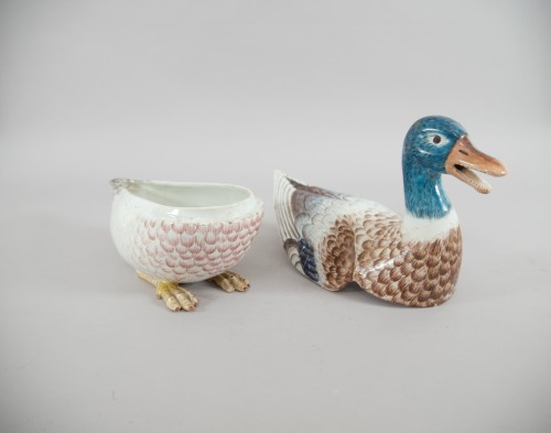 Canard en faïence vers 1750-1800 - 