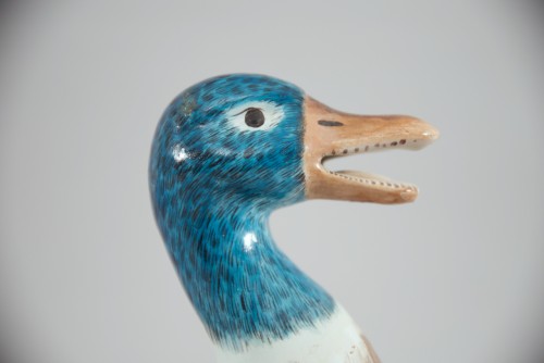 Antiquités - Earthenware duck circa 1750-1800