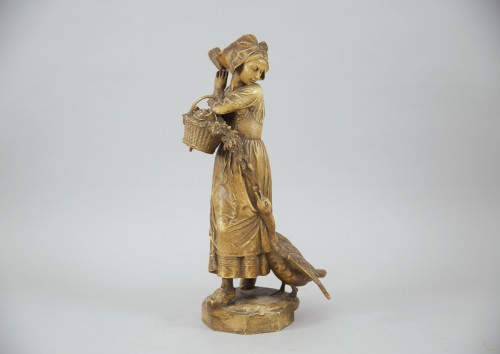 Gänseliesel, plâtre réalisée d’après Albert Schultz (1871-1953) - Sculpture Style 