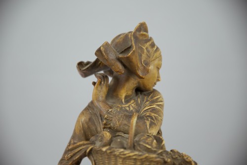 Antiquités - Gänseliesel, plâtre réalisée d’après Albert Schultz (1871-1953)
