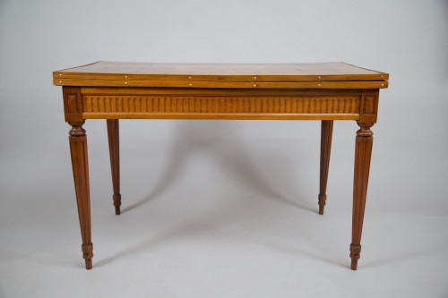 Furniture  -  Louis XVI game table, Alsace circa 1780