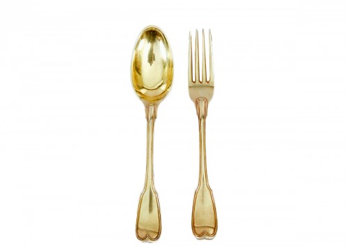 Set of spoons and forks