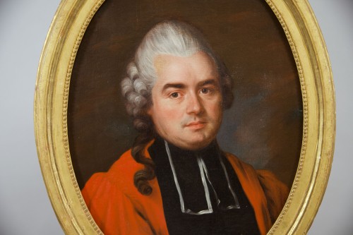 Louis XVI - Paire de portraits Lyonnais