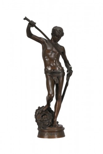 Antonin Mercié (1845-1916) – David, vainqueur de Goliath