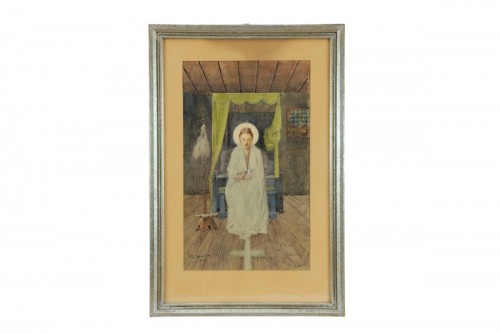 After the Annunciation by Charles Spindler (1865-1938).