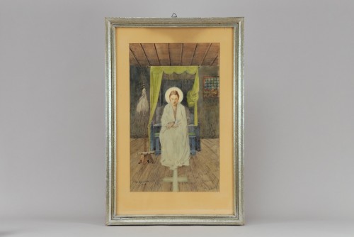 Antiquités - After the Annunciation by Charles Spindler (1865-1938).