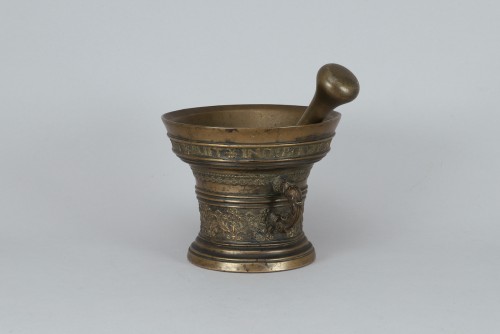 Collections Instruments scientifiques - Mortier en bronze à deux anses