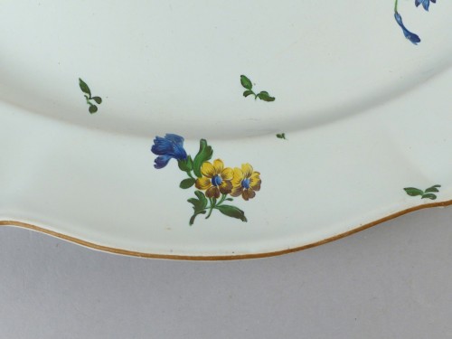 18th century - Strasbourg faience display dish, Hannong 18th century