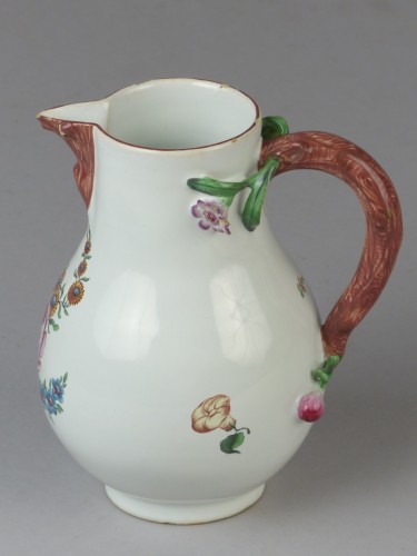 Porcelain & Faience  - Strasbourg faience milk pot, Hannong 18th century