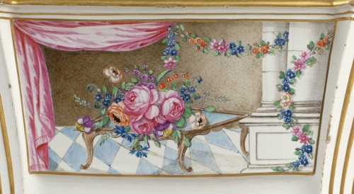 Antiquités - Jardinière à oignons pique fleurs de Lunéville, XVIIIe siècle