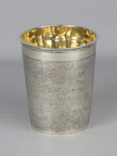 Danish gilded silver beaker, 1701 - 