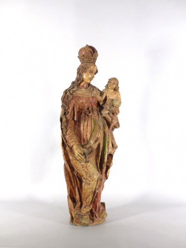 Madonna and Child, Sarthe 18th century - Louis XIV