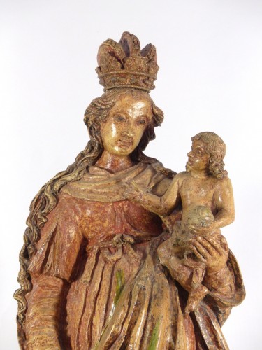 Louis XIV - Madonna and Child, Sarthe 18th century