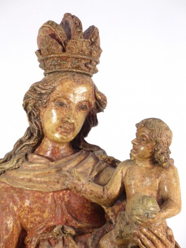 Antiquités - Madonna and Child, Sarthe 18th century