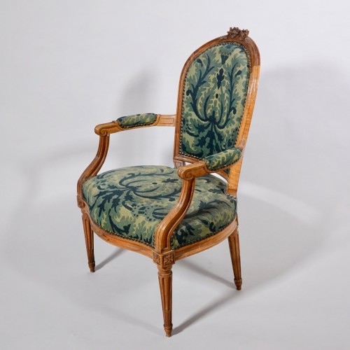 Seating  - Set of six Louis XVI armchairs