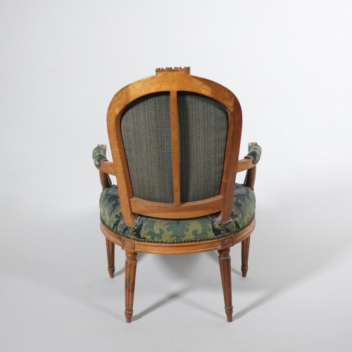 Série de six fauteuils cabriolets Louis XVI - Antiquités Bastian