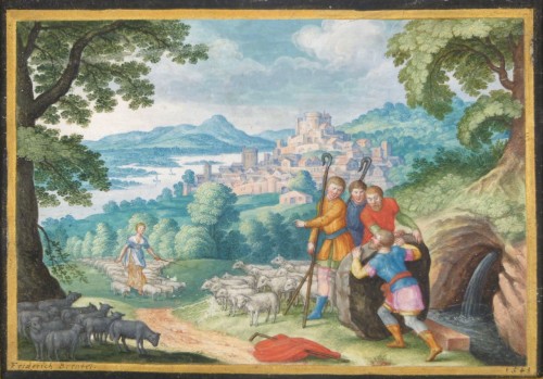 Old Testament Miniature by Friedrich Brentel (1580-1651)