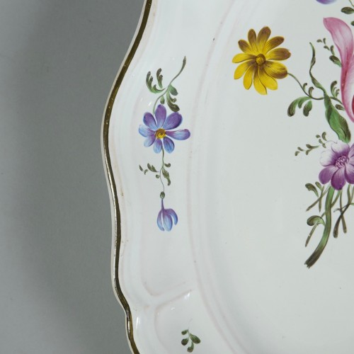 Strasbourg faience platter, Joseph Hannong 18th - 